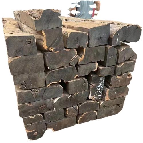 紫光檀 原木规格木板 古典家具乐器工艺品筷子规格料 东非黑黄檀