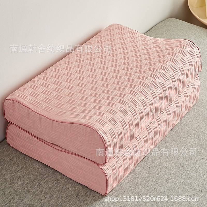 源头工厂直供华夫格乳胶枕夏季乳胶枕头枕芯家用一对装