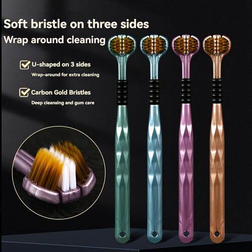 H 86647LWide-head Soft Bristle Toothbrush 加宽软毛牙刷跨境爆