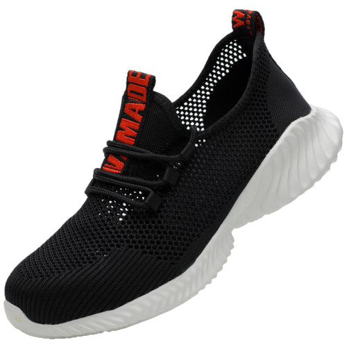 劳保鞋男夏季透气防臭轻便女士超轻工作鞋软底凉鞋夏天老保鞋防砸