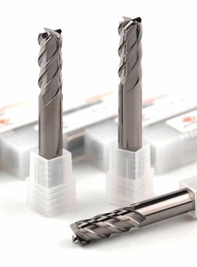 普菲特65度超硬金属陶瓷圆鼻铣刀 精加工镜面开粗3R0.2 4R0.5 6 8