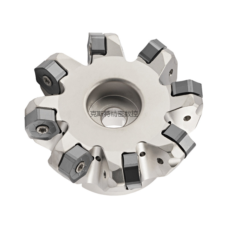 NC45HX数控45度平面切削铣刀盘6角双面HNGX0906刀片通装普拉米特