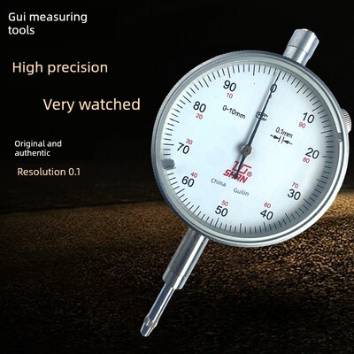 桂林桂量十分表 十分指示表0-10mm 精度0.1mm