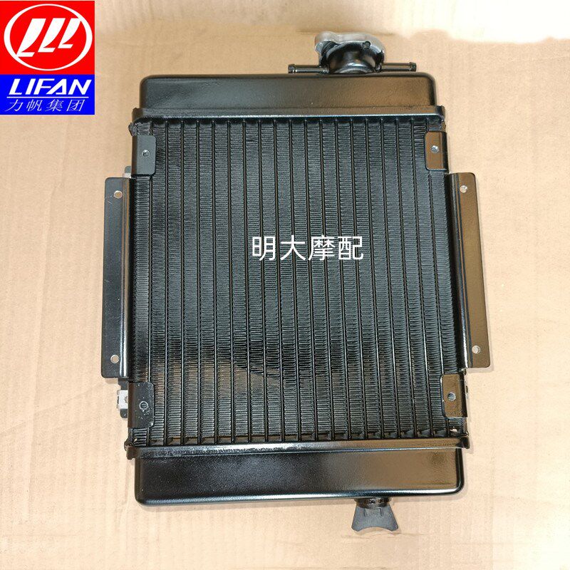 力帆配件LF150-14V/14R/K18风暴电喷太子款水冷水箱散热器带风扇