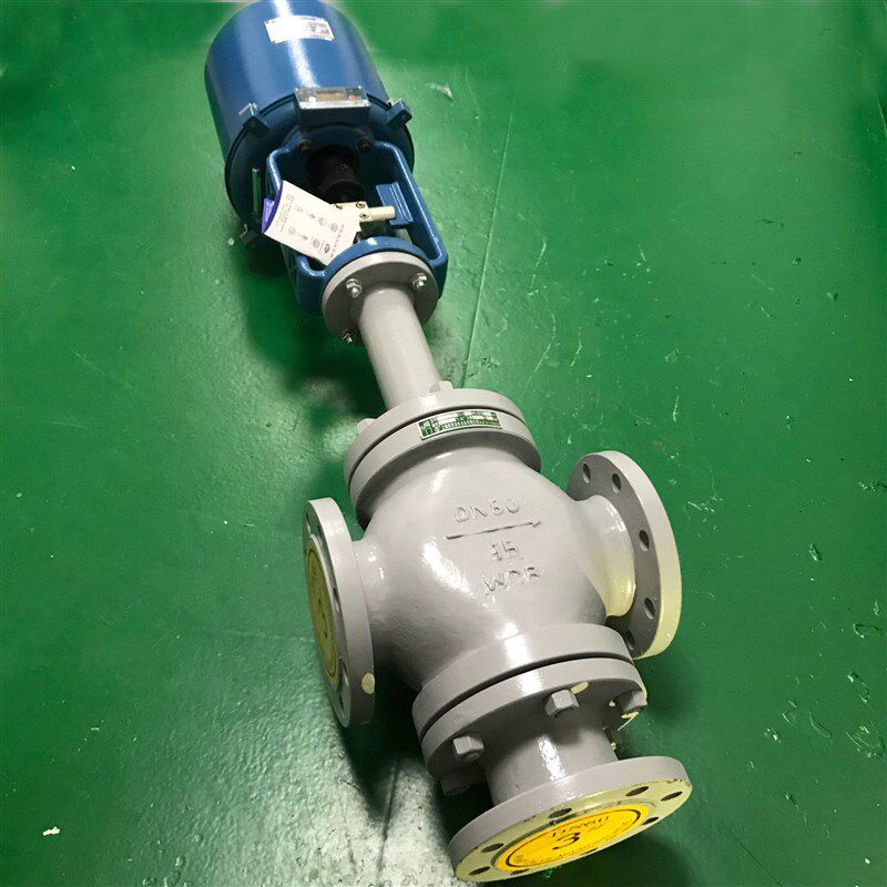 电动三通分流调节阀dn80高温蒸汽导热油合流阀流量比例控制阀ZDLQ