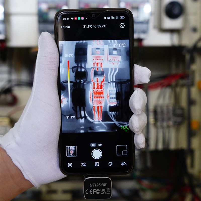 优利德UTi261M/260M/256M安卓手机模组热红外热成像仪可视巡检仪