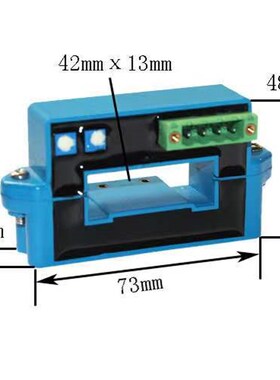 穿铜排式电流变送器电流传感器输出4-20mA0-10V输入100A500A1000A