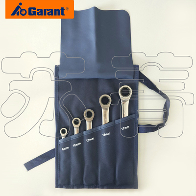 德国霍夫曼GARANT梅开棘轮扳手套装 配有卷袋 4件/5件/10件