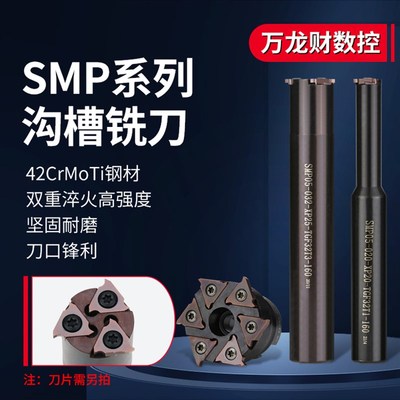 SMP05沟槽铣刀杆三面刃刀盘SMP05-016/020/025/032-XP25-TGF32