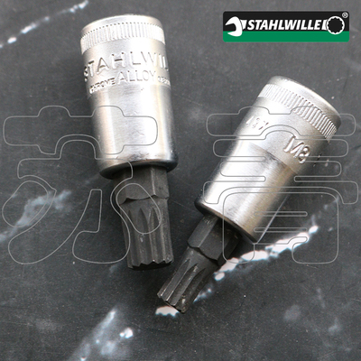 德国原装达威力STAHLWILLE 3/8多齿套筒螺丝起子头  49X系列