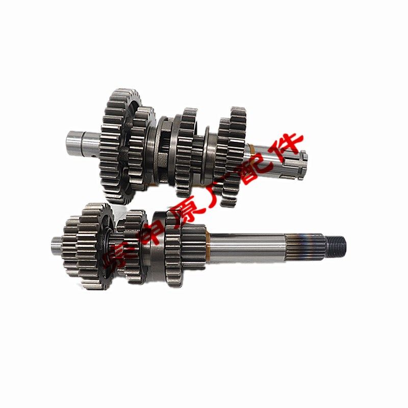 博技摩配 宗申摩托Z1原厂主副轴ZS125-48A ZS150-48A主副轴档位齿