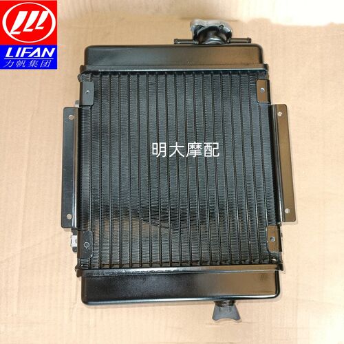 力帆配件LF150-14V/14R/K18风暴电喷太子款水冷水箱散热器带风扇