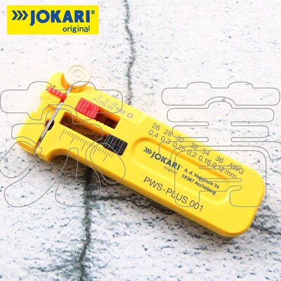 德国原装进口 JOKARI 精密剥皮钳 带钢丝剪 剥线范围可逐级调节