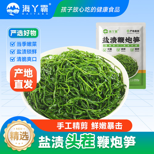 海丫霸盐渍鞭炮笋野生优质250g