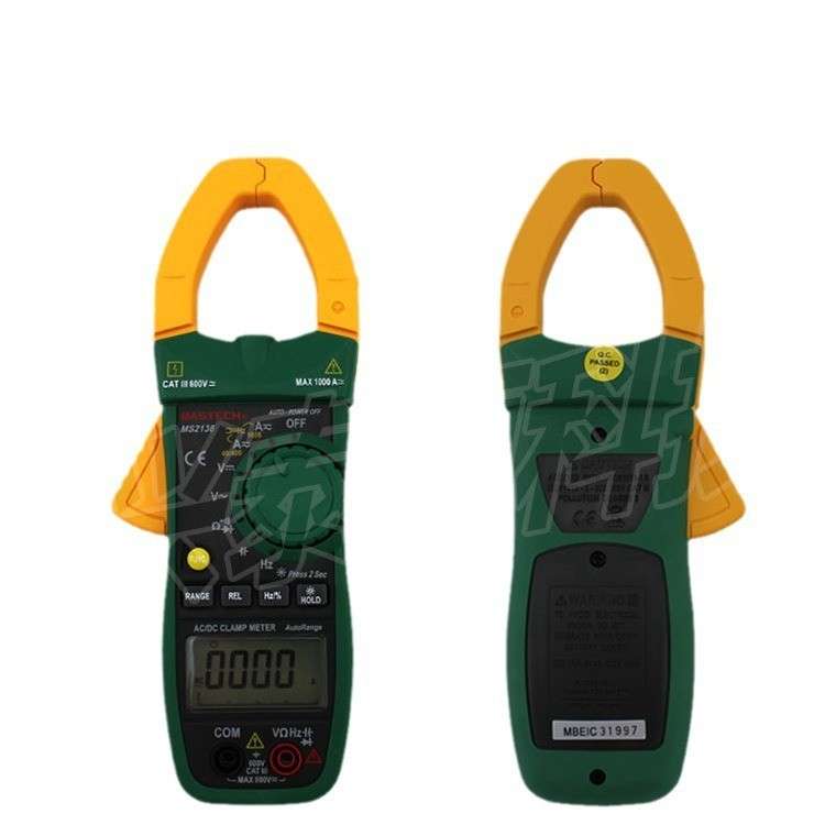 MASTECH 东莞华仪 数字钳形表 MS2138 直流交流电压/电流/电阻
