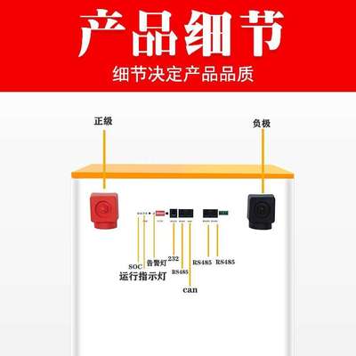51.2v300ah太阳能离网发电系统家庭储能电源10度15KWH磷酸铁锂