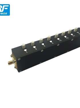 SMA型2W3G0-90dB铝壳体黑色按键开关可调1dB步进衰减器KK接线端子