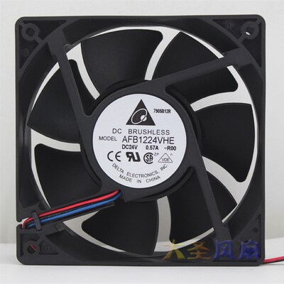 原装Delta/台达 AFB1224VHE 24V 0.57A 12cm变频器散热风扇