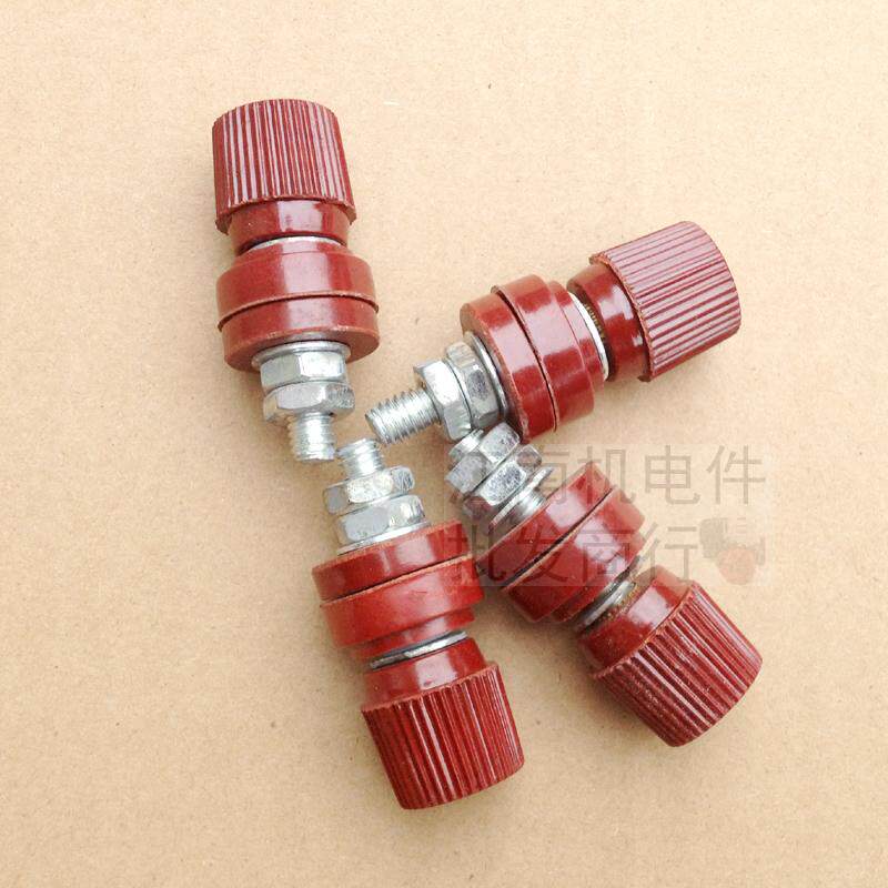 汽油发电机柴油机配件 5-7KW6.5KW8千瓦红黑色三相接线柱接线