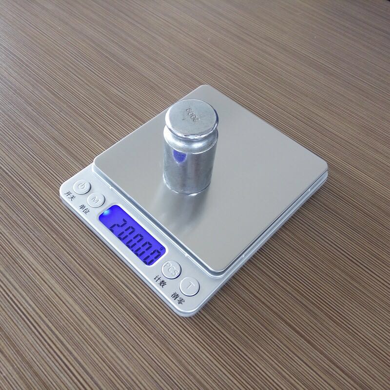 i2000高精度厨房电子秤珠宝秤0.01g0.1g烘焙称克称迷你口袋珠宝称