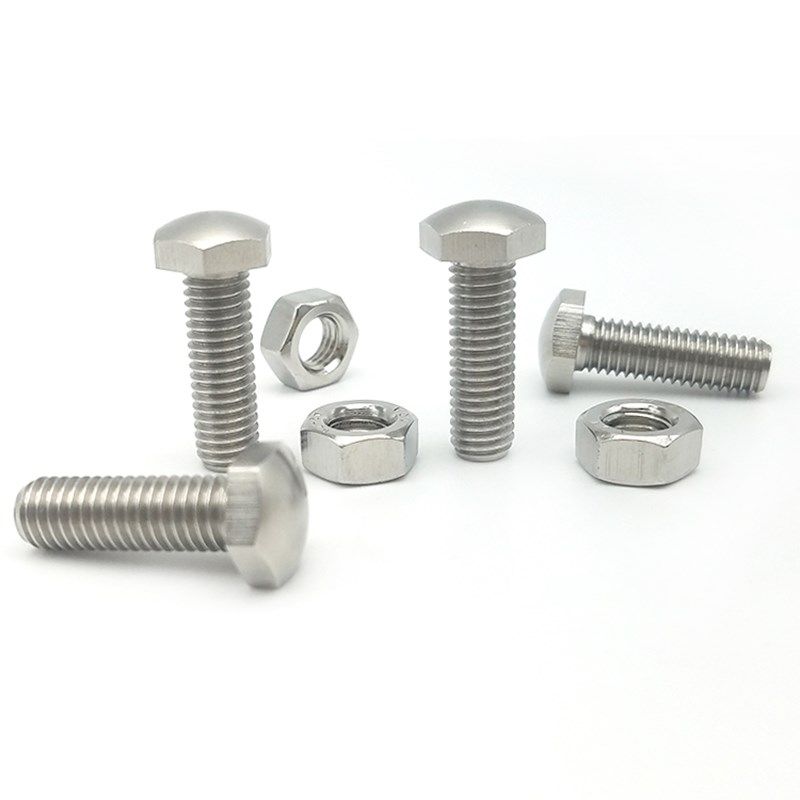 PBE56头部R型304细牙定位调整螺栓SSTCB4/5/6/8/10/12-20/25/30