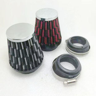 JOG改装 DIO 滤清器 配件福喜鬼火冬菇头带风扇空滤清器 摩托车改装