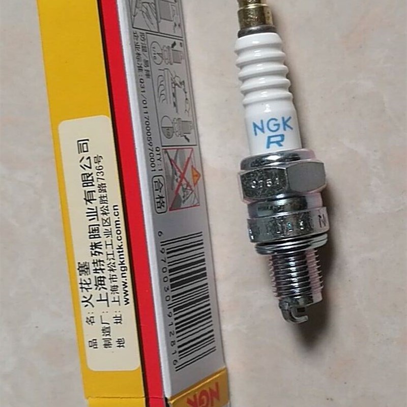 水星4冲4匹6匹水冷船外机专用正品NGK大头火花塞CR6HSA