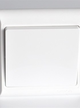 西蒙开关欧典61系列 双极双控开关 J60397S 单开双控