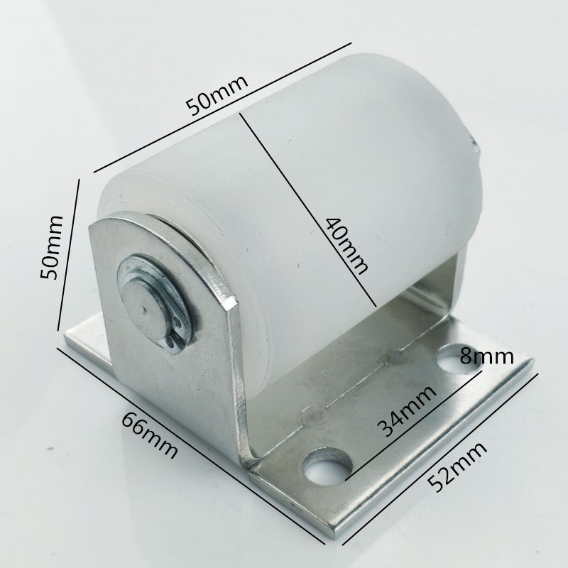 304不锈钢尼龙滑轮平移门下轮木门滑轮轮导向胶轮 轨道轮 定位轮