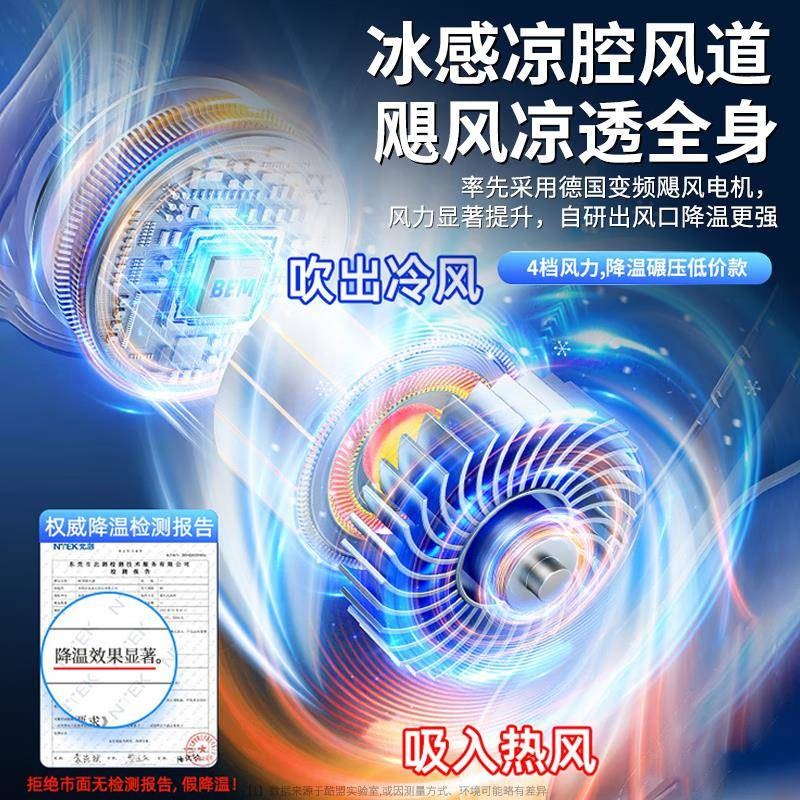 酷盟挂脖风扇无叶随身便携式手持头戴小风扇学生宿挂脖子挂颈懒人图片