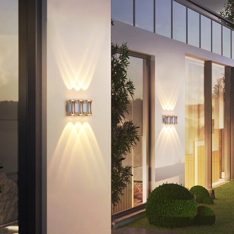 户外壁灯防水楼梯过道灯双向发光室外墙灯庭院阳台过道壁灯门厅灯