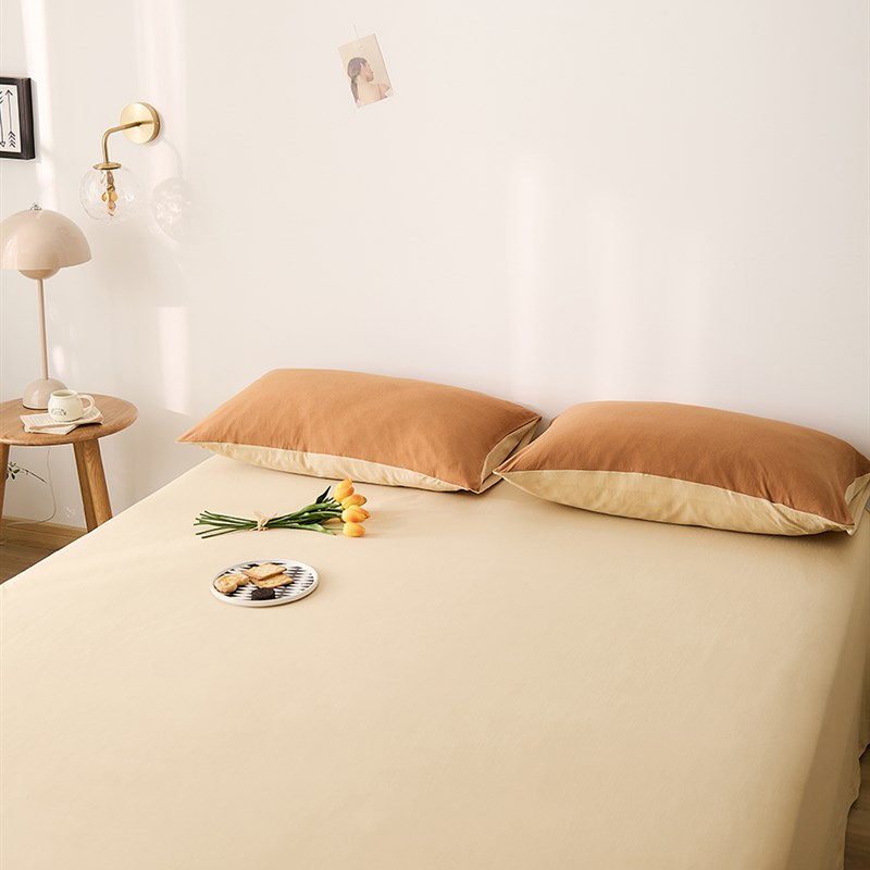 A类纯色天竺棉床笠单件 全棉针织棉床单席梦思保护套床罩1.5/1.8m