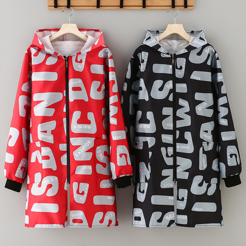 罩衣加绒女时尚加厚大人长袖围裙厨房家用防水防油外套工作服定制