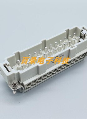 WEVEL威乐重载连接器HE-024-M 24针公芯 24芯矩形航空插头HARTING