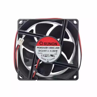 SUNON建准 A99原装 8025 24V 大风量散热风扇 PE80252B1 4.8W 000C