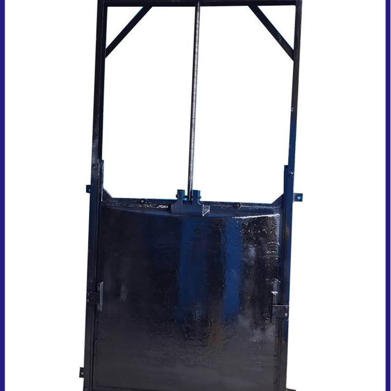 600机闸一体式闸门1.2米球墨铸铁镶铜双向圆闸2m钢制气水闸启闭1