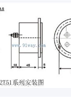 直流电压表62C6/62C4-50V 100V 250V 300V 30V 规格齐全 开孔70mm
