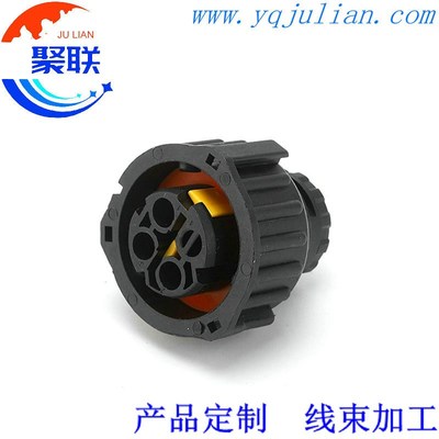 1-1813099-2 汽车大货车氧传感器线束插头3P含端子DJ3034Y-2.5-21