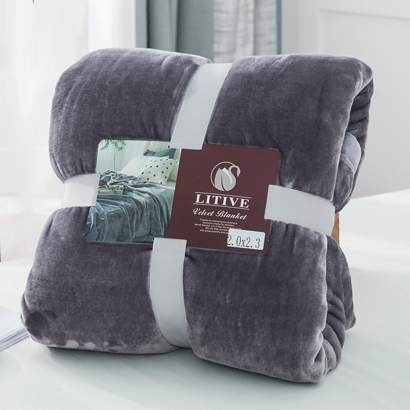 绵初加厚400G珊瑚绒毛毯冬季午睡盖毯宿舍单人床单保暖法兰绒毯子