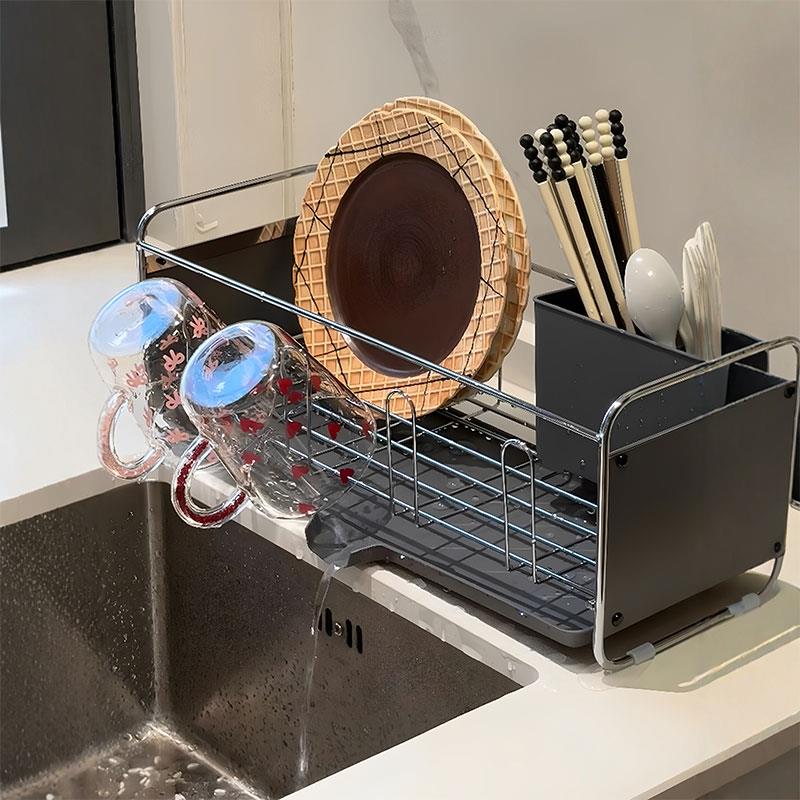 碗碟沥水架收纳架碗盘架碗筷餐具收纳盒台面碗架厨房置物架放碗