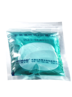 比克曼 无菌采样袋带压条均质袋食品取样液体气体样品袋 采集袋