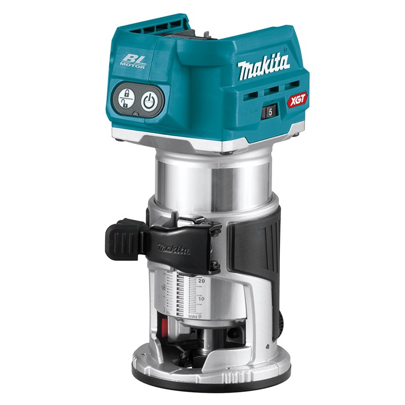 makita牧田RT001G充电木工修边机无刷电动雕刻机木工开槽机电木铣