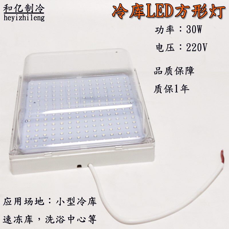 LED冷库灯专用30W防冻灯泡防潮灯防爆灯照明灯具灯罩卫生间防水灯