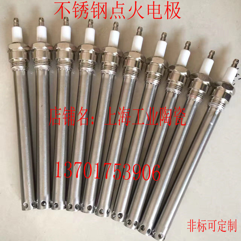 燃烧机燃烧器点火电极/离子探针/双极点火棒 螺纹1/2