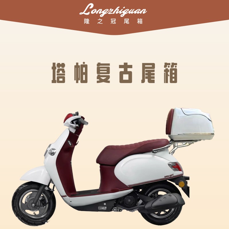 适用本田塔帕100后尾箱改装WH100T-2C/5摩托尾架载物后备箱配件