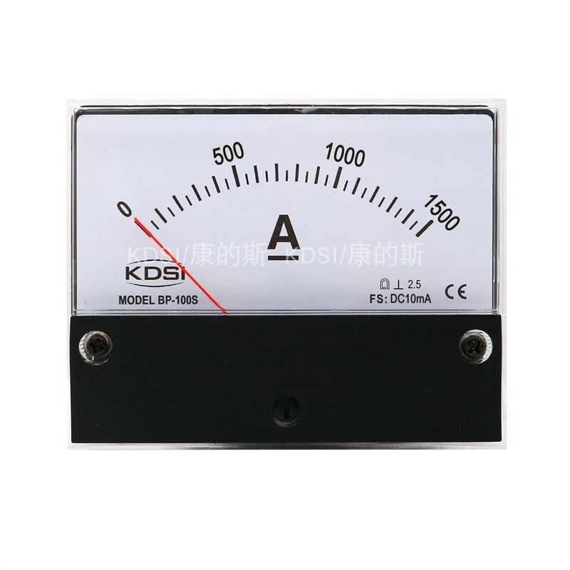 KDSI机械指针式电流表BP-100S DC10mA 1500A毫安电表 圆形开孔