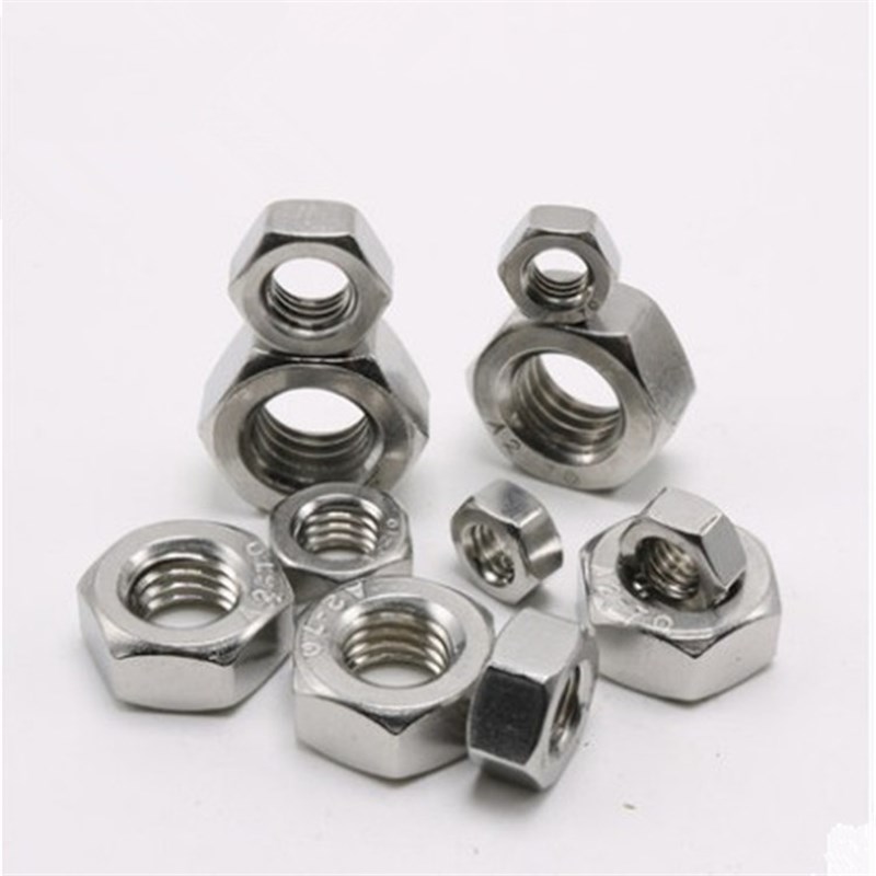 304不锈钢螺母201六角螺帽316螺丝帽M2M3M4M5M6M8M10M12M14M16-33