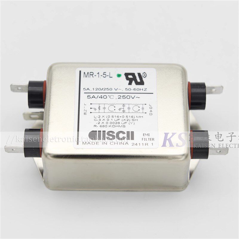 5ER1 F7185 6609031-9 Corcom 5A UL VDE MR-1-5-L SCII滤波器