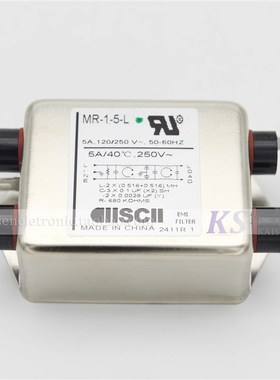 5ER1 F7185 6609031-9 Corcom 5A UL VDE MR-1-5-L SCII滤波器