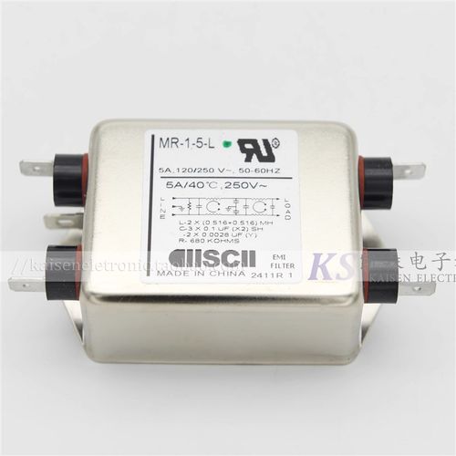 5ER1 F7185 6609031-9 Corcom 5A UL VDE MR-1-5-L SCII滤波器